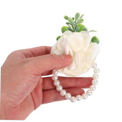 ARTSEWPLY Künstliche Blumen Handgelenk Corsage Naturinspirierte Braut und Brautjungfer Armbänder mit Realistischen Rosen und Grünen Blättern Leicht Langlebig für Hochzeit Party und Jubiläum ARTSEWPLY Künstliche Blumen Handgelenk Corsage Naturinspirierte Braut und Brautjungfer Armbänder mit Realistischen Rosen und Grünen Blättern Leicht Langlebig für Hochzeit Party und Jubiläum von ARTSEWPLY