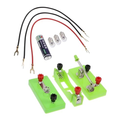 ARTSEWPLY Lampenfassung Schraubfassung Lampenhalter Physik Experiment Zubehör Grundschule Elektrobaukasten Lehrmittel für Stromkreise Stem Bildung von ARTSEWPLY