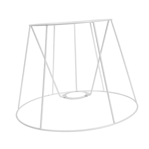 ARTSEWPLY Lampenschirm Gestell DIY Lampenschirm Halter Ersatzrahmen für Tischlampe Schreibtischlampe und Pendelleuchte Stabile Lichtschutzgitter für Beleuchtungsprojekte von ARTSEWPLY