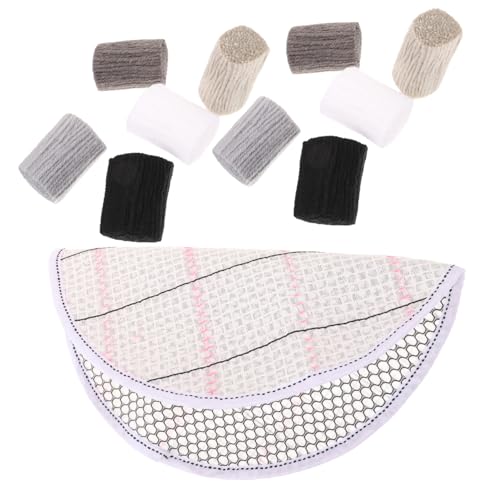 ARTSEWPLY Latch Hook Garn Flauschiges Dickes Teppichgarn für DIY Teppich Knüpfen Einfaches Häkeln und Handarbeiten Weiches Garn für Anfänger und Erwachsene Hautfreundlich Inklusive Rundem von ARTSEWPLY