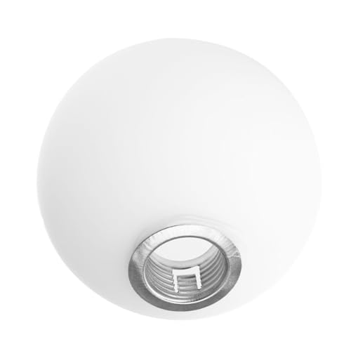 ARTSEWPLY Mattierter Milchglas Lampenschirm Rund Ersatzglas für Pendelleuchten Moderner Lampenglas Ersatzschirm Stilvoller Lampenschirm für Innenbeleuchtung von ARTSEWPLY