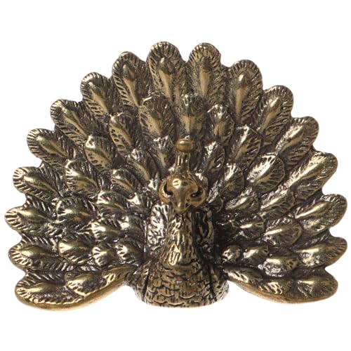 ARTSEWPLY Messing Pfau Figur Retro Deko Ornament Vintage Büro Dekoration Schreibtisch Kunsthandwerk für Stilvolles Flair und Langlebige Eleganz ARTSEWPLY Messing Pfau Figur Retro Deko Ornament Vintage Büro Dekoration Schreibtisch Kunsthandwerk für Stilvolles Flair und Langlebige Eleganz von ARTSEWPLY