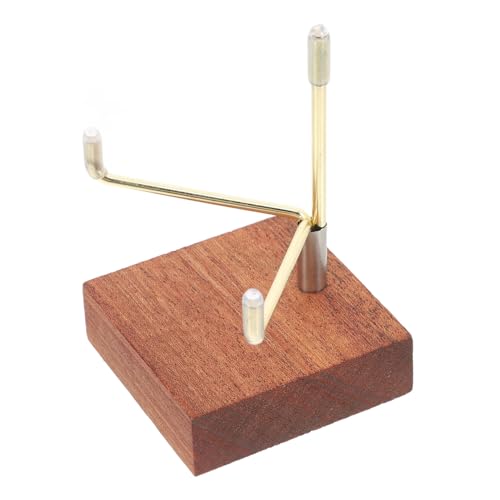 ARTSEWPLY Metall Display Ständer für Steine und Mineralien Stabiles Modernes Design Vielseitig für Zuhause Büro Galerie Kleiner Goldfarbener Sockel Eleganter Halter für Steine und von ARTSEWPLY