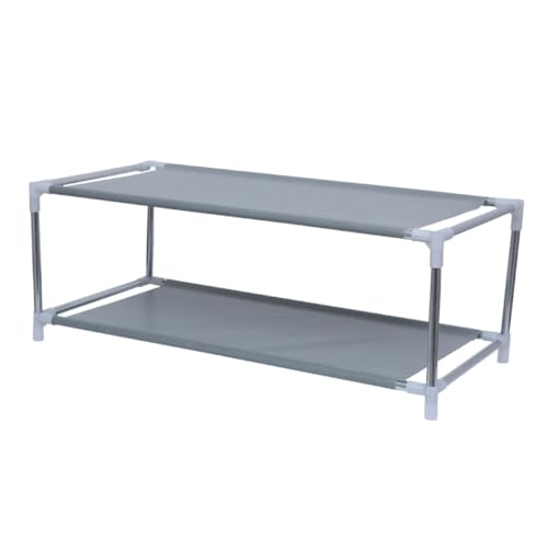 ARTSEWPLY Metall Schuhregal Doppelstöckig Schuhständer aus Stahlrohr Platzsparendes Schuhablage Rack für Schlafzimmer Wohnheim Flur Einfache Montage Langlebig als Schuhorganizer ARTSEWPLY Metall Schuhregal Doppelstöckig Schuhständer aus Stahlrohr Platzsparendes Schuhablage Rack für Schlafzimmer Wohnheim Flur Einfache Montage Langlebig als Schuhorganizer von ARTSEWPLY