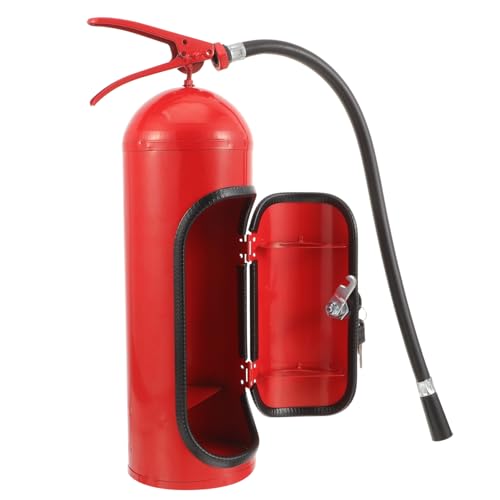 ARTSEWPLY Metallic Feuerlöscher Weinbox Kreative Whiskey Verpackung Dekorativer Weinhalter mit Löschersymbol Geschenkidee für Feuerwehrmänner Stilvolle Aufbewahrung für Flaschen und ARTSEWPLY Metallic Feuerlöscher Weinbox Kreative Whiskey Verpackung Dekorativer Weinhalter mit Löschersymbol Geschenkidee für Feuerwehrmänner Stilvolle Aufbewahrung für Flaschen und von ARTSEWPLY