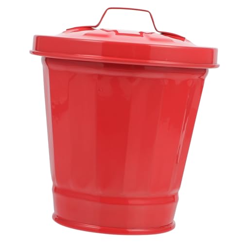 ARTSEWPLY Mini Desktop Mülleimer aus Eisen mit Deckel Kompakter Tischabfallbehälter und Kreativer Blumentopf für Büro Schlafzimmer Wohnzimmer Langlebig Platzsparend und Multifunktional ARTSEWPLY Mini Desktop Mülleimer aus Eisen mit Deckel Kompakter Tischabfallbehälter und Kreativer Blumentopf für Büro Schlafzimmer Wohnzimmer Langlebig Platzsparend und Multifunktional von ARTSEWPLY