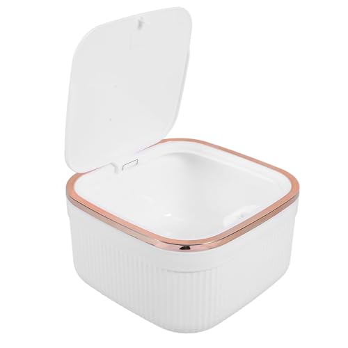 ARTSEWPLY Mini Desktop Mülleimer mit Druckdeckel Kompakter Tisch Abfalleimer aus Kleiner Haushalts mülleimer für Küche Büro Schlafzimmer Geeignet für Bioabfall Platzsparender ARTSEWPLY Mini Desktop Mülleimer mit Druckdeckel Kompakter Tisch Abfalleimer aus Kleiner Haushalts mülleimer für Küche Büro Schlafzimmer Geeignet für Bioabfall Platzsparender von ARTSEWPLY