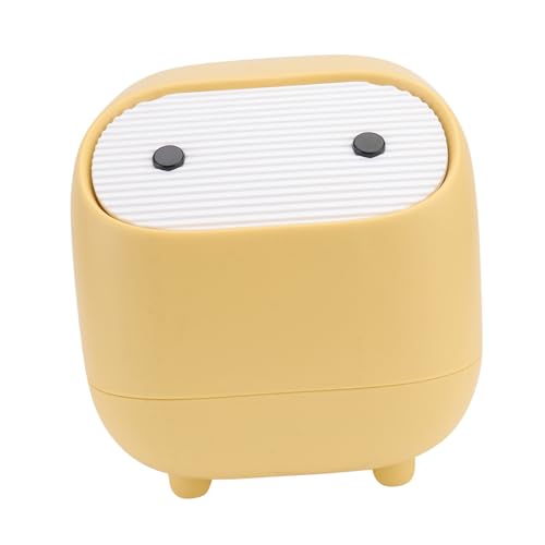 ARTSEWPLY Mini Desktop Pressing Müllbehälter Kreativer Kleiner Tischmülleimer mit Doppellagiger Konstruktion Geruchsreduzierend und Platzsparend Geeignet für Bad und Büro von ARTSEWPLY