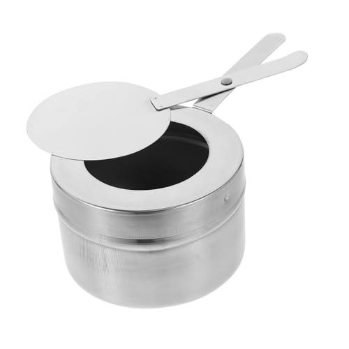 ARTSEWPLY Miniatur Alkoholbrenner aus Edelstahl Tragbarer Haushalt Alcohol Stove mit Robustem Fuel Box Winddichter Kochherd für Camping Fondue und Buffet Leicht und Langlebig von ARTSEWPLY