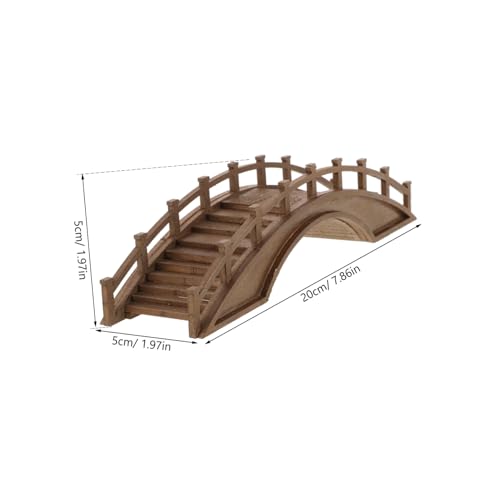 ARTSEWPLY Miniatur Holzbogenbrücke aus Massivholz Filigrane Handwerkskunst Vintage Garten Dekoration für Mikrolandschaften Bonsai Mini Garten Fotorequisiten Vielseitig Einsetzbar ARTSEWPLY Miniatur Holzbogenbrücke aus Massivholz Filigrane Handwerkskunst Vintage Garten Dekoration für Mikrolandschaften Bonsai Mini Garten Fotorequisiten Vielseitig Einsetzbar von ARTSEWPLY