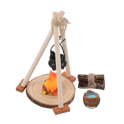 ARTSEWPLY Miniatur mit Hängendem Topf Detailgetreues Puppenhaus Zubehör für Realistische Outdoor Szenen Mikro Dekoration Vielseitiges Tischdekor und Mini Camping Accessoire ARTSEWPLY Miniatur mit Hängendem Topf Detailgetreues Puppenhaus Zubehör für Realistische Outdoor Szenen Mikro Dekoration Vielseitiges Tischdekor und Mini Camping Accessoire von ARTSEWPLY