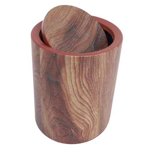 ARTSEWPLY Moderater Holzoptik Mülleimer mit Schwingdeckel Mittlere Kapazität Robuster Abfalleimer für Küche Bad Büro Praktischer Fußtritt Mülleimer für Haushalt und Wohnräume ARTSEWPLY Moderater Holzoptik Mülleimer mit Schwingdeckel Mittlere Kapazität Robuster Abfalleimer für Küche Bad Büro Praktischer Fußtritt Mülleimer für Haushalt und Wohnräume von ARTSEWPLY