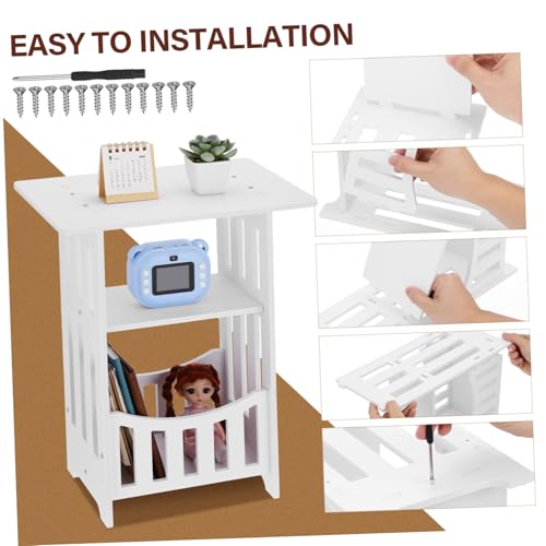 ARTSEWPLY Moderner Kleiner Beistelltisch Weiß für Schlafzimmer Minimalistisch Kompakt Vielseitig Nutzbar als Sofatisch und Nachttisch mit Großzügiger Ablagefläche für Kleine Räume ARTSEWPLY Moderner Kleiner Beistelltisch Weiß für Schlafzimmer Minimalistisch Kompakt Vielseitig Nutzbar als Sofatisch und Nachttisch mit Großzügiger Ablagefläche für Kleine Räume von ARTSEWPLY