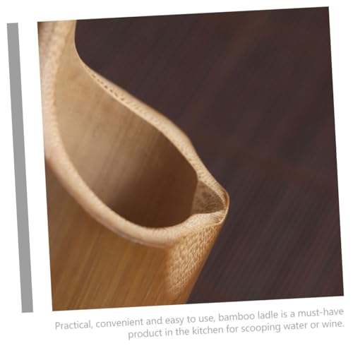 ARTSEWPLY Natürlicher Holz schöpflöffel mit Langem Stiel Praktischer Trinkgefäß ausgießer für Teezeremonien und Wasser Fein Verarbeitet Robust und Leicht zu Reinigen für Küche und von ARTSEWPLY