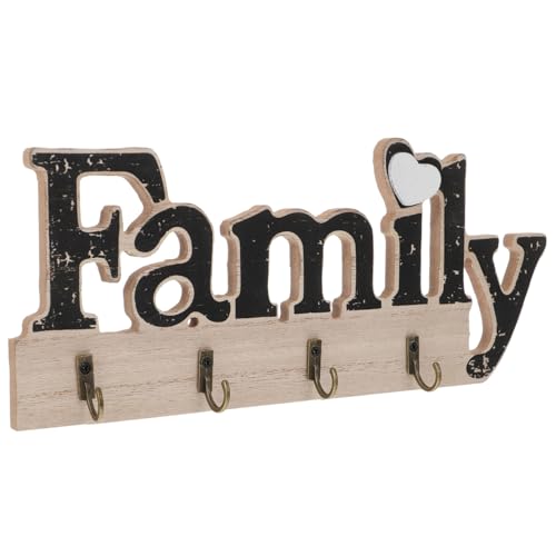 ARTSEWPLY Nordischer Wandgarderobenhaken aus Holz Dekorativer Schlüssel Mantelhaken Stabiler Wandhaken für Eingangsbereich Einfach zu Montieren Glatte Oberfläche Multifunktional für von ARTSEWPLY