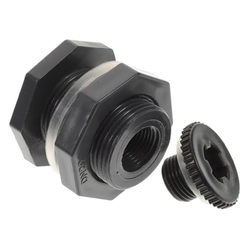 ARTSEWPLY PVC Schottverschraubung mit Stopfen Wasserbehälter Anschluss für Regentonnen und Wassertanks Langlebiger PVC Adapter mit Dichtung Einfach zu Montieren Geeignet für Haushalt und ARTSEWPLY PVC Schottverschraubung mit Stopfen Wasserbehälter Anschluss für Regentonnen und Wassertanks Langlebiger PVC Adapter mit Dichtung Einfach zu Montieren Geeignet für Haushalt und von ARTSEWPLY