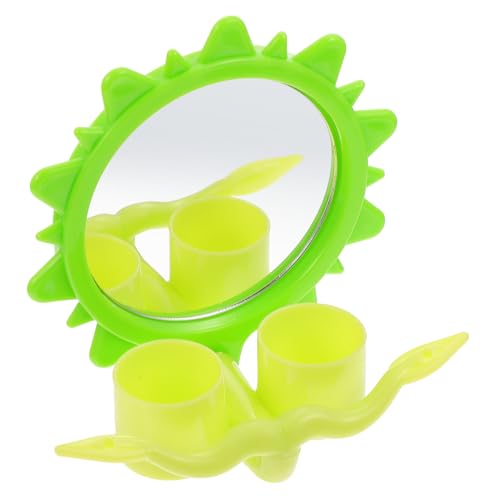 ARTSEWPLY Papageienspielzeug mit Futter Trinkbecher Spiegel Schaukel Robustem Kunststoff Einfach zu Reinigen Geeignet für Sittiche Wellensittiche Kleine Papageien Vogelzubehör zur ARTSEWPLY Papageienspielzeug mit Futter Trinkbecher Spiegel Schaukel Robustem Kunststoff Einfach zu Reinigen Geeignet für Sittiche Wellensittiche Kleine Papageien Vogelzubehör zur von ARTSEWPLY