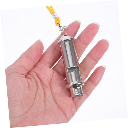 ARTSEWPLY Pfeife für Tauben und Hunde Training Klare Laute Signale Langlebig Rostfrei Multifunktional für Outdoor Survival und Haustiererziehung Tragbar und Leicht Silberfarben von ARTSEWPLY