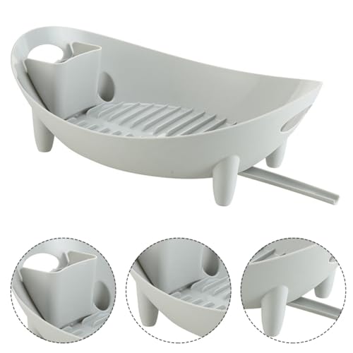 ARTSEWPLY Plastik Geschirrabtropfständer mit Abflusslöchern Stabiles Küchenutensilienregal für Tisch Multifunktionaler Besteckhalter und Abtropfgestell Platzsparend und Sicher für Zuhause ARTSEWPLY Plastik Geschirrabtropfständer mit Abflusslöchern Stabiles Küchenutensilienregal für Tisch Multifunktionaler Besteckhalter und Abtropfgestell Platzsparend und Sicher für Zuhause von ARTSEWPLY