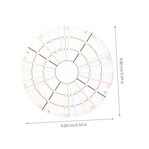 ARTSEWPLY Präzises Töpferwerkzeug Segmentierungsscheibe für Keramik Modellierhilfe DIY Vorlage Langlebig für Anfänger und Profi zur Kreativen Gestaltung von Töpferwaren ARTSEWPLY Präzises Töpferwerkzeug Segmentierungsscheibe für Keramik Modellierhilfe DIY Vorlage Langlebig für Anfänger und Profi zur Kreativen Gestaltung von Töpferwaren von ARTSEWPLY
