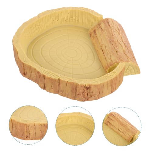 ARTSEWPLY Reptilien Napf Resin Futter Wasserschale Terrarium Fütterungsschale rutschfest Langlebig für Eidechsen Schildkröten Geckos und Kleine Reptilien ARTSEWPLY Reptilien Napf Resin Futter Wasserschale Terrarium Fütterungsschale rutschfest Langlebig für Eidechsen Schildkröten Geckos und Kleine Reptilien von ARTSEWPLY