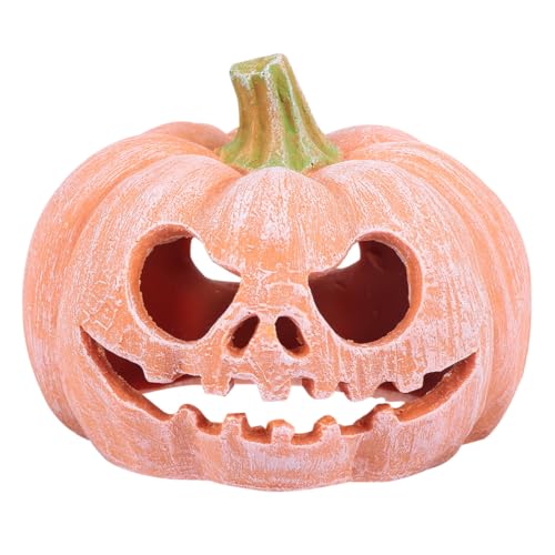 ARTSEWPLY Resin Kürbis Versteck für Reptilien Umweltfreundlich Langlebig Realistisch Gestaltetes Verstecknest für Schildkröten und Terrarien Geeignet als Halloween Deko und Haustierversteck ARTSEWPLY Resin Kürbis Versteck für Reptilien Umweltfreundlich Langlebig Realistisch Gestaltetes Verstecknest für Schildkröten und Terrarien Geeignet als Halloween Deko und Haustierversteck von ARTSEWPLY