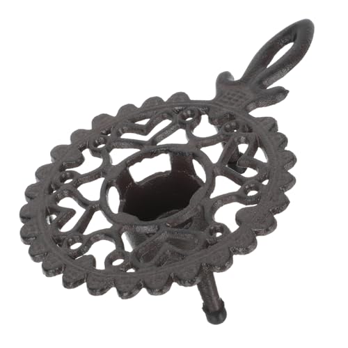 ARTSEWPLY Retro Gusseisen Teewärmer mit Kerzenlicht Rutschfester Boden Eleganter Teekannenhalter für Zuhause Stilvoller Teeraum Zubehör Hitzebeständig und Langlebig ARTSEWPLY Retro Gusseisen Teewärmer mit Kerzenlicht Rutschfester Boden Eleganter Teekannenhalter für Zuhause Stilvoller Teeraum Zubehör Hitzebeständig und Langlebig von ARTSEWPLY