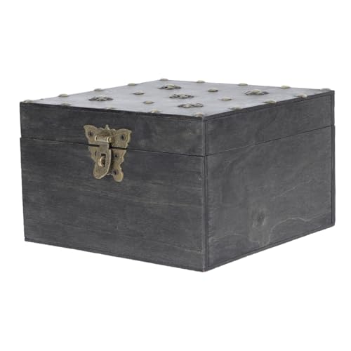 ARTSEWPLY Retro Holz Aufbewahrungsbox mit Schloss Schmuck Kleinteile-container Kompakte Vintage Schatztruhe für Wohnzimmer und Schminktisch Platzsparend und Leicht zu Reinigen Dekoratives ARTSEWPLY Retro Holz Aufbewahrungsbox mit Schloss Schmuck Kleinteile-container Kompakte Vintage Schatztruhe für Wohnzimmer und Schminktisch Platzsparend und Leicht zu Reinigen Dekoratives von ARTSEWPLY