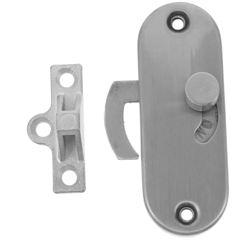 ARTSEWPLY Schiebetürschloss Rechtwinkliger Riegel Aluminiumlegierung Edelstahl Riegel Privatsphäre Schutz Für Scheunentüren Badezimmer Holztüren von ARTSEWPLY