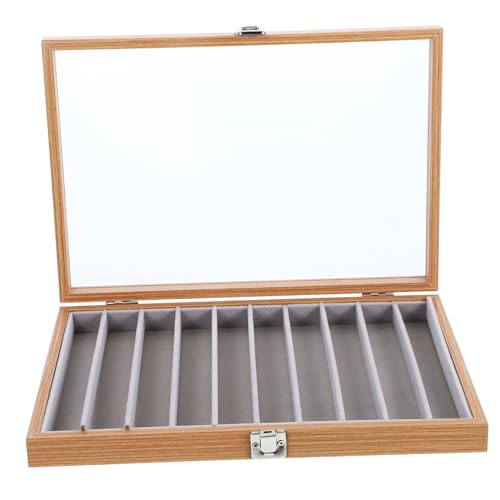 ARTSEWPLY Schmuckkästchen mit Fächern Stapelbare Halsketten Aufbewahrungsbox aus Holz und Staubgeschützt Platzsparend Geeignet für Lange Ketten Armbänder und Pulloverkette Eleganter ARTSEWPLY Schmuckkästchen mit Fächern Stapelbare Halsketten Aufbewahrungsbox aus Holz und Staubgeschützt Platzsparend Geeignet für Lange Ketten Armbänder und Pulloverkette Eleganter von ARTSEWPLY