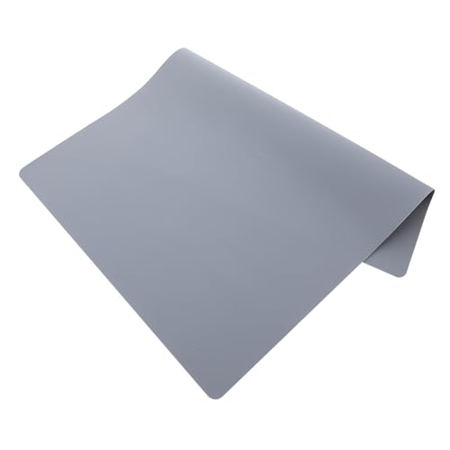 ARTSEWPLY Silikon Tischset rutschfest und Hitzebeständig Waschbare Platzmatte aus Dickem Silikon und Langlebig für Küche und Esszimmer Graue Isolierende Unterlage von ARTSEWPLY
