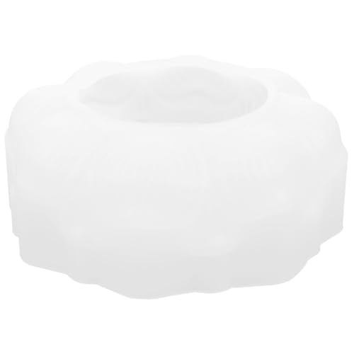 ARTSEWPLY Silikonform Lotus Samenstand DIY Kerzenhalter Gießform Aromatherapie Dekoration Teekannenbasis Wiederverwendbar Leicht Tragbar Handwerksschablone von ARTSEWPLY