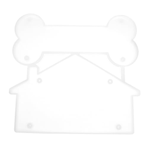 ARTSEWPLY Silikonform Türschild Anhängerform Wiederverwendbar Rutschfest DIY Bastelset Langlebig Transparent für Dekorative Ornamente Handgefertigt von ARTSEWPLY
