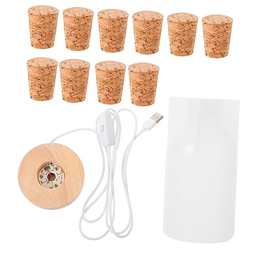 ARTSEWPLY Silikonform für Epoxidharz Nachtlicht DIY Langlebige Kristall Harzform Einfache Entformung Teiliges Set mit Warmweißem LED Lampensockel für Tischlampen und Dekorationen ARTSEWPLY Silikonform für Epoxidharz Nachtlicht DIY Langlebige Kristall Harzform Einfache Entformung Teiliges Set mit Warmweißem LED Lampensockel für Tischlampen und Dekorationen von ARTSEWPLY