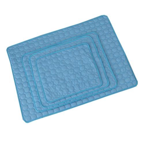 ARTSEWPLY Sommerliche Kühlmatte für Haustiere Atmungsaktives Faltbares Hundebett mit Glatter Oberfläche für Katzen und Hunde Waschbar und Vielseitig für Zuhause Auto und Reisen Blaue ARTSEWPLY Sommerliche Kühlmatte für Haustiere Atmungsaktives Faltbares Hundebett mit Glatter Oberfläche für Katzen und Hunde Waschbar und Vielseitig für Zuhause Auto und Reisen Blaue von ARTSEWPLY