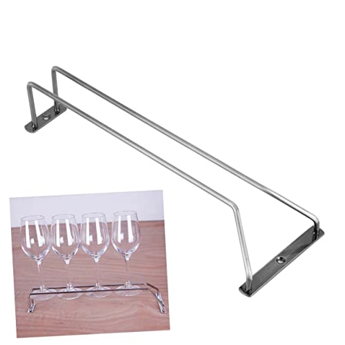 ARTSEWPLY Stielglasregal Aus Edelstahl Weinregalhalter Unterschrankregal Für Weingläser Glasaufhängerregal Aufbewahrungs-hängestange Für Bar Oder Küche ARTSEWPLY Stielglasregal Aus Edelstahl Weinregalhalter Unterschrankregal Für Weingläser Glasaufhängerregal Aufbewahrungs-hängestange Für Bar Oder Küche von ARTSEWPLY