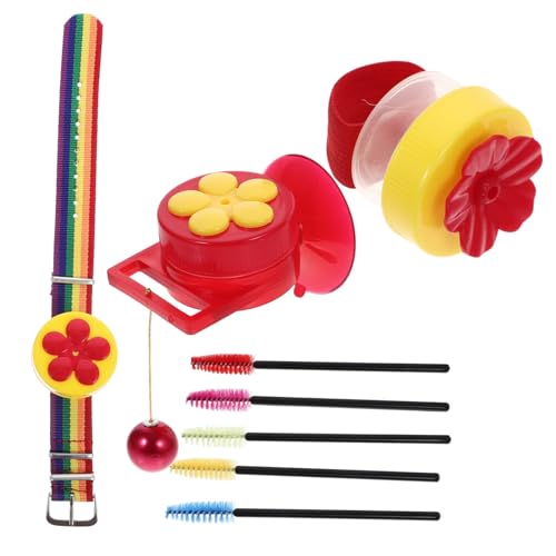 ARTSEWPLY Teiliges Gartenvogelfutterspender Strapazierfähigem Kunststoff Wetterfeste Tragbare Wildvögel futterstation für Draußen Dekorativ und Praktisch für Garten und Terrasse von ARTSEWPLY