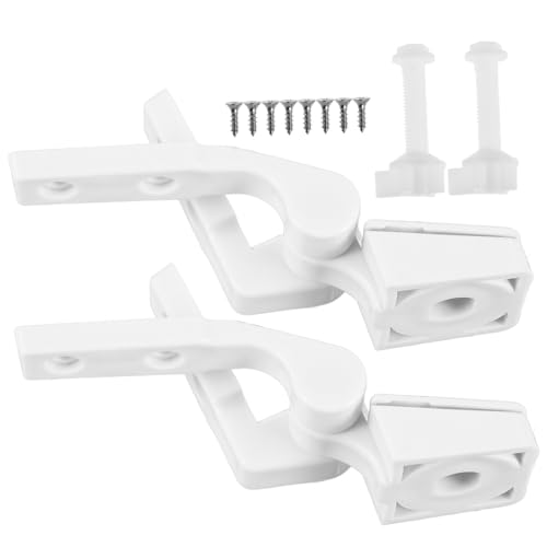 ARTSEWPLY Toilettensitz Befestigungsset Teilig aus Langlebigem Abs Kunststoff mit Schrauben und Muttern Ersatzscharnier für Wc Sitz Kompatibel mit Meisten Toiletten Einfache Installation ARTSEWPLY Toilettensitz Befestigungsset Teilig aus Langlebigem Abs Kunststoff mit Schrauben und Muttern Ersatzscharnier für Wc Sitz Kompatibel mit Meisten Toiletten Einfache Installation von ARTSEWPLY