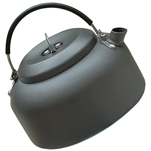 ARTSEWPLY Tragbarer Outdoor Camping Wasserkocher Aluminiumlegierung Teekessel Leichtes Rostfreies Design für Tee Kaffee und Heiße Getränke Beim Camping von ARTSEWPLY