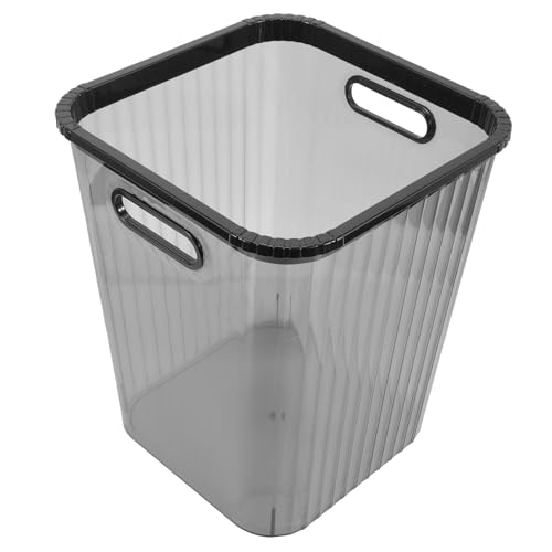 ARTSEWPLY Transparenter Pet Abfalleimer mit Griff Robuster Küchen Badmülleimer Praktischer Müllbehälter für Schlafzimmer Wohnzimmer und Hotel Langlebig und Leicht zu Transportieren ARTSEWPLY Transparenter Pet Abfalleimer mit Griff Robuster Küchen Badmülleimer Praktischer Müllbehälter für Schlafzimmer Wohnzimmer und Hotel Langlebig und Leicht zu Transportieren von ARTSEWPLY