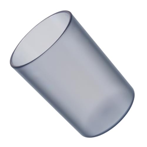 ARTSEWPLY Transparenter Zahnputzbecher für Badezimmer Bruchsicher Design Vielseitig als Mundspülbecher und Trinkbecher für Erwachsene und Graue Farbe von ARTSEWPLY