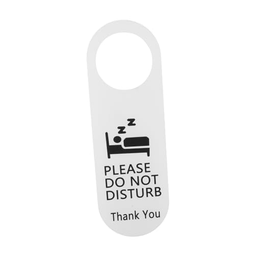 ARTSEWPLY Türschild Acryl Doppelseitig Türhänger Hotelzimmer Büro Türschild mit Klarem Weißem Design Langlebig und Sichtbar ARTSEWPLY Türschild Acryl Doppelseitig Türhänger Hotelzimmer Büro Türschild mit Klarem Weißem Design Langlebig und Sichtbar von ARTSEWPLY