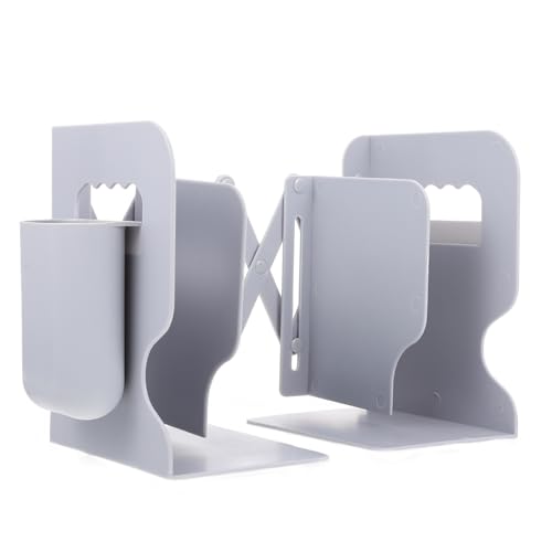 ARTSEWPLY Verstellbarer Buchstützen mit Integriertem Stiftehalter Langlebig und Robust Vielseitig für Büro und Zuhause Praktische Desktop Aufbewahrung für Bücher und Magazine ARTSEWPLY Verstellbarer Buchstützen mit Integriertem Stiftehalter Langlebig und Robust Vielseitig für Büro und Zuhause Praktische Desktop Aufbewahrung für Bücher und Magazine von ARTSEWPLY