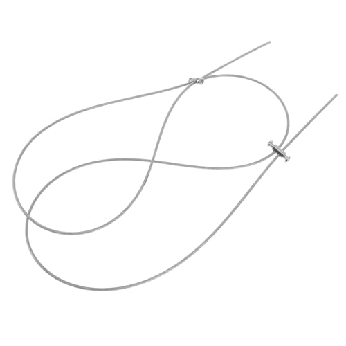 ARTSEWPLY Verstellbarer Gardinendraht aus Edelstahl mit Doppellochigem Seilklemmen Mechanismus Robustes Stahlseil für Sichere Aufhängung als String Light Hanging Kit und Picture Hanging Kit von ARTSEWPLY