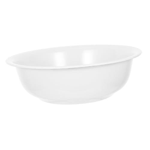 ARTSEWPLY Vintage Emaille Waschbecken Retro Design Verstärkt Großer Tiefer Emaille Mixschüssel Robust Vielseitig für Restaurant Hochzeit Haushalt von ARTSEWPLY