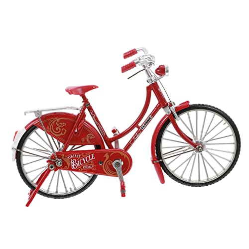ARTSEWPLY Miniatur Fahrrad Modell 1/10 Retro Damenfahrrad Dekoration Aus Metall Für Büro Raum Vintage Design ARTSEWPLY Miniatur Fahrrad Modell 1/10 Retro Damenfahrrad Dekoration Aus Metall Für Büro Raum Vintage Design von ARTSEWPLY