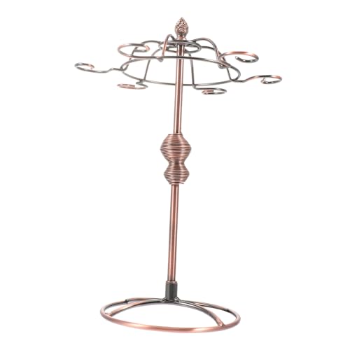 ARTSEWPLY Vintage Stil Weinhalter aus Kupfer Hängender Weinglas Ständer mit Stabilem Rundfuß Stilvolles Weinregal für Küchen Bar Wohnzimmer Praktisches Aufbewahrungssystem für Rotweingläser ARTSEWPLY Vintage Stil Weinhalter aus Kupfer Hängender Weinglas Ständer mit Stabilem Rundfuß Stilvolles Weinregal für Küchen Bar Wohnzimmer Praktisches Aufbewahrungssystem für Rotweingläser von ARTSEWPLY