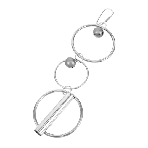 ARTSEWPLY Vogelspielzeug Papagei Kauspielzeug Langlebige Glocke mit Aufhängehaken für Käfigdekoration und Beschäftigung Geeignet für Wellensittiche und Sittiche von ARTSEWPLY