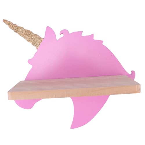 ARTSEWPLY Wandregal Holz Stabiles Unicorn Aufbewahrungsregal für Zuhause Kinderzimmer Wohnraum Nordic Stil Kreative Dekoration aus Robustem Holz ARTSEWPLY Wandregal Holz Stabiles Unicorn Aufbewahrungsregal für Zuhause Kinderzimmer Wohnraum Nordic Stil Kreative Dekoration aus Robustem Holz von ARTSEWPLY