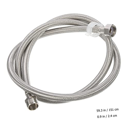 ARTSEWPLY Waschmaschinenverlängerungsschlauch Edelstahl Geflecht Innen und Außengewinde Braided Wasserschlauch für Sicheren Anschluss und Einfache Installation ARTSEWPLY Waschmaschinenverlängerungsschlauch Edelstahl Geflecht Innen und Außengewinde Braided Wasserschlauch für Sicheren Anschluss und Einfache Installation von ARTSEWPLY